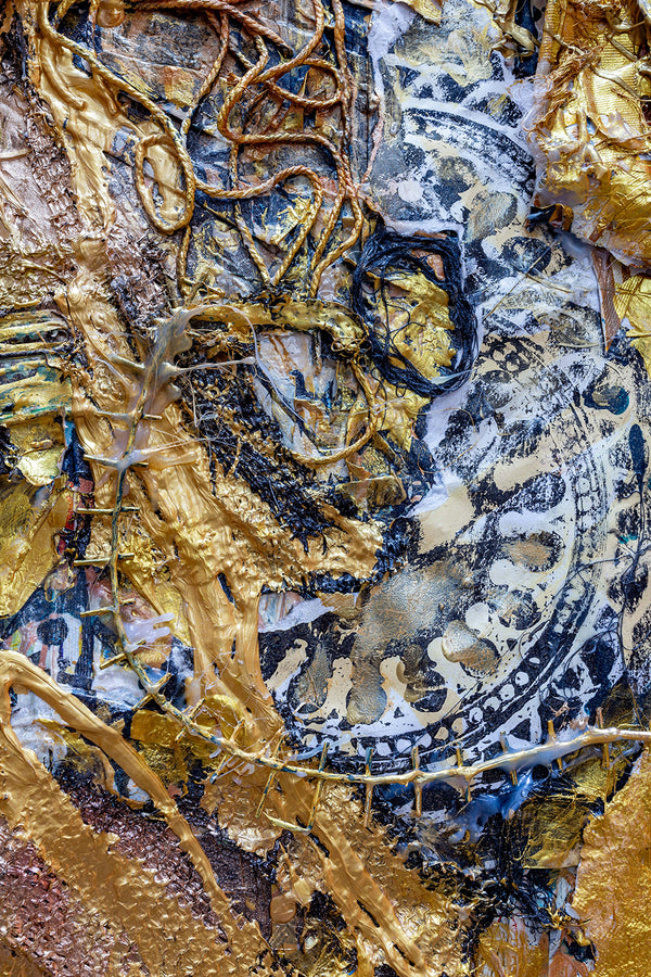 Shredded Nº 9 (Sculptural Wall Hanging)