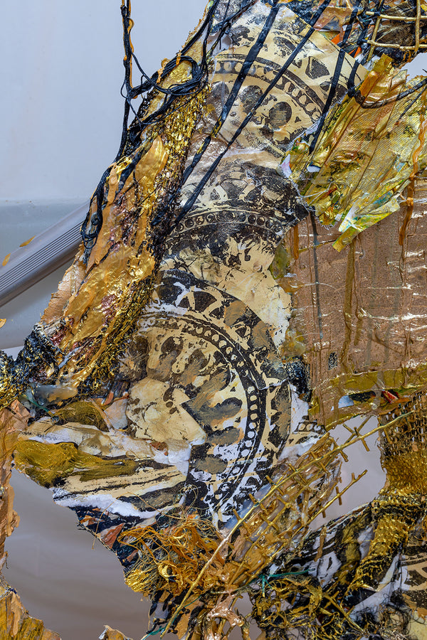 Shredded Nº 9 (Sculptural Wall Hanging)