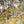 Expressive abstract landscape artwork by artist John Berrick, detail shot.